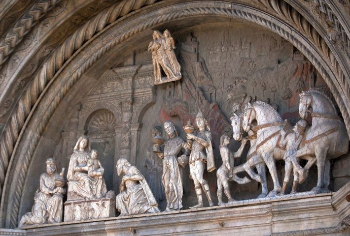 COMO- LA CATTEDRALE E LA CHIESA DI SAN FEDELE