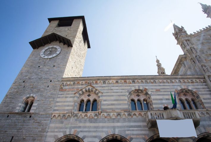 COMO- LA CATTEDRALE E LA CHIESA DI SAN FEDELE