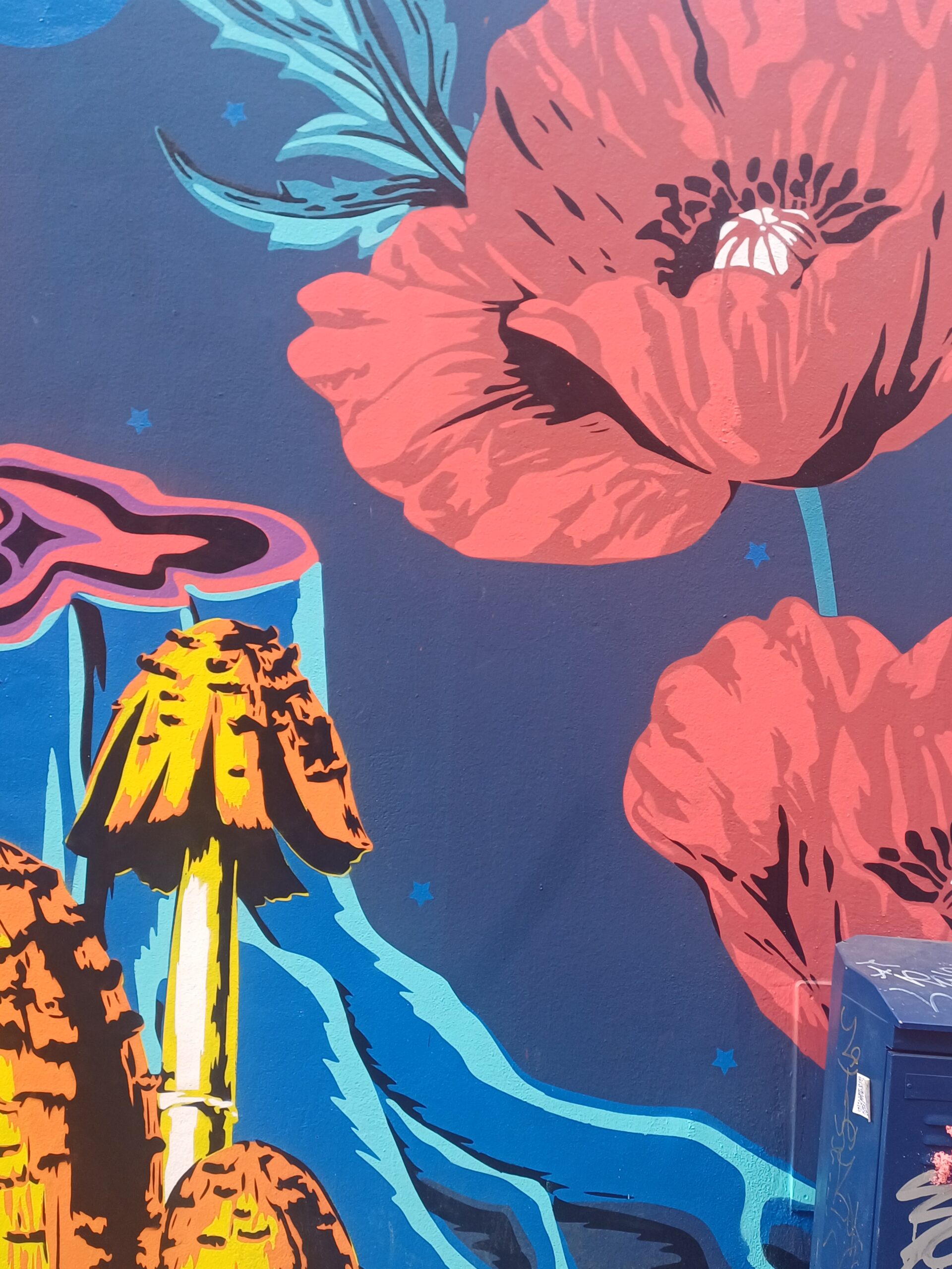 murales di Nabla e Zibe "Dream Trip" a Milano in zona Isola